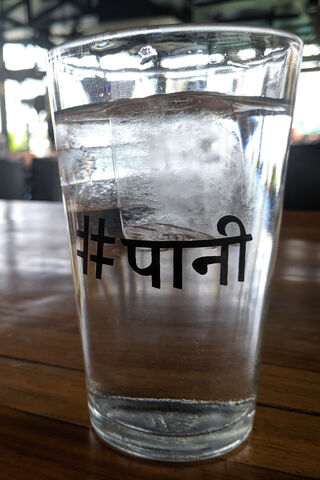 Refreshing Clarity: A Glass of Water