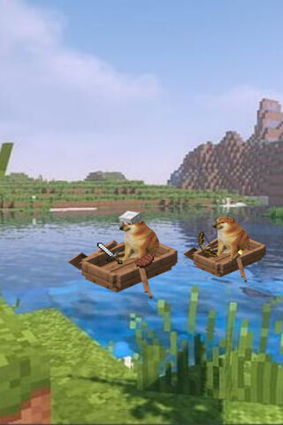 Adventurous Doges on a Pixelated Voyage! 🚣 🐶