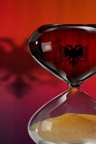 Time Flows: The Albanian Sand Clock