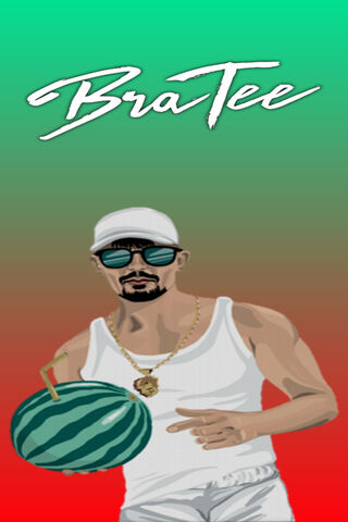 Bra Tee - Wassermelone