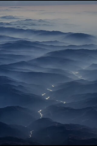 Blue Mountain Scene