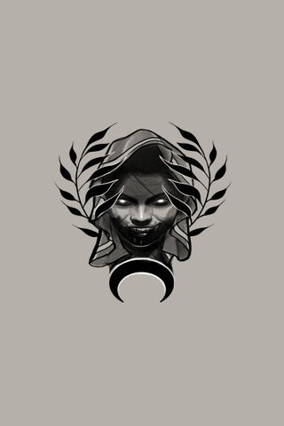 Enigmatic Crescent Moon Embrace 🌙✨