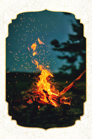 Embers of Adventure: A Campfire's Glow