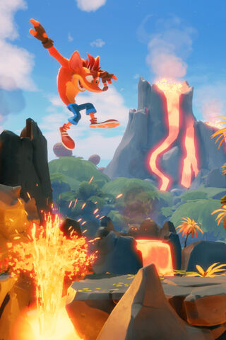 Crash's Epic Adventure: Volcano Leap! 🌋✨