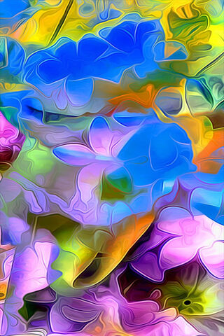 Vibrant Blossoms in a Dreamy Palette 🌸✨