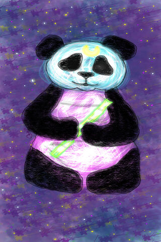 Galactic Guardian: The Cosmic Moon Panduh 🌌🐼