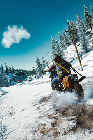 Chasing Freedom in a Frozen World ❄️🏍️
