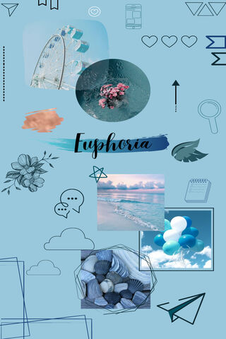 A Blissful Escape: Euphoria in Blue 🌊🎈