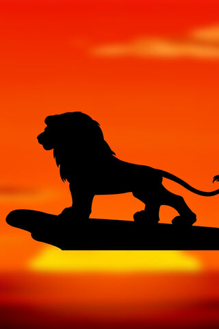 The Circle of Life at Sunset 🌅🦁