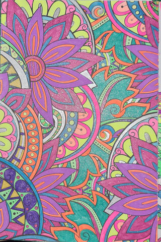 Vibrant Floral Whimsy 🌸✨