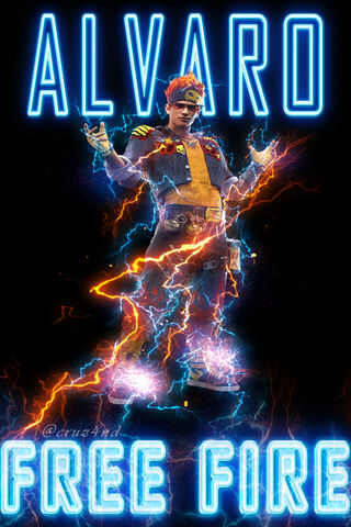 Alvaro: The Electric Warrior of Free Fire ⚡🔥