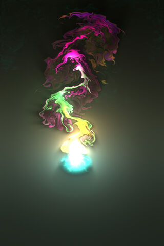 Mystical Fireball: A Dance of Colors 🔮🔥