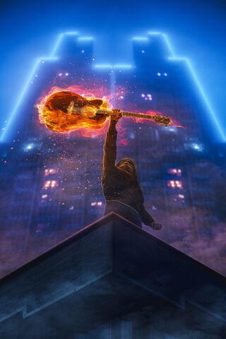 Ignite the Night: The Fire Guitar Anthem 🔥🎸