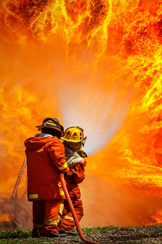 Bravery in the Flames: Heroes at Work 🔥👨 🚒