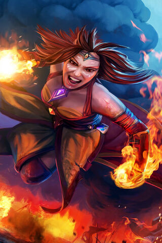 Fiery Fury: The Rise of Fire Lina 🔥✨