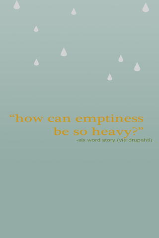 Heavy Emptiness