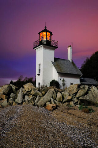 Guiding Light at Dusk 🌅