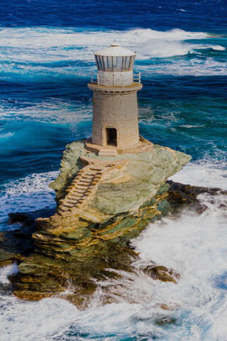 Light House In Ocean