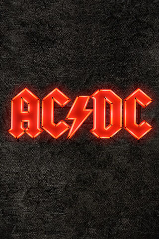 Rocking the Stage: AC/DC Logo ⚡🎸