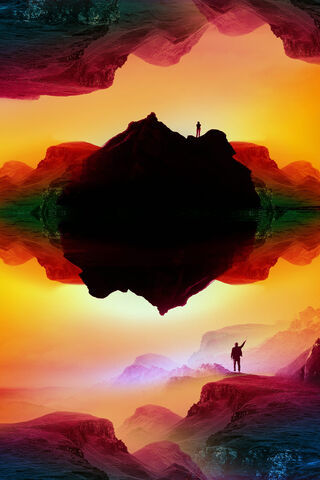 Journey Through the Vibrant Abyss 🌄✨