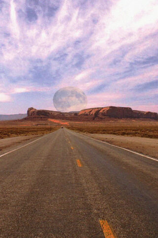 Journey to the Moonlit Horizon 🌕🚗