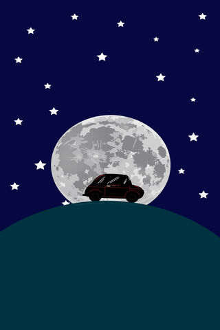 Moonlit Adventure 🚗🌙