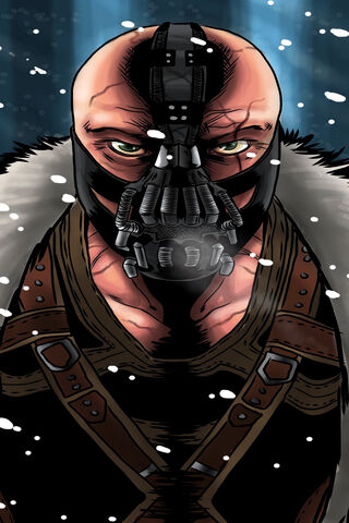 Bane's Chilling Stare: The Masked Menace