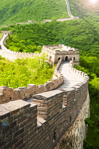 The Majestic Path of the Great Wall 🌄🏯