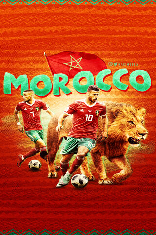 Roaring for Victory: Morocco's Football Spirit! ⚽️🦁