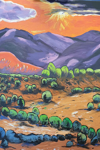 Vibrant Horizons: A Mexican Sunset