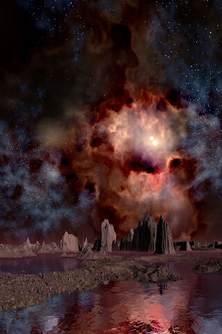 Cosmic Embrace: A Journey Through Nature's Heart 🌌❤️