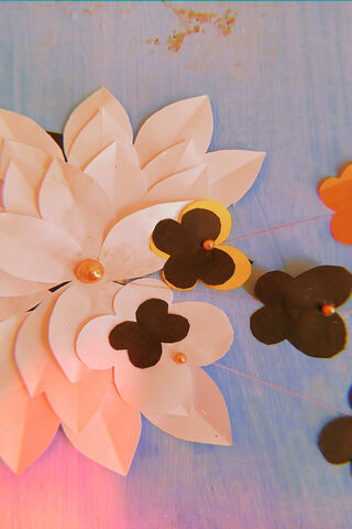 Whimsical Blooms: A Paper Flower Delight 🌸✨