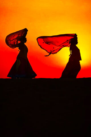 Dancing Shadows of Rajasthan 🌅✨