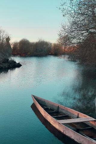 Serenity on the Water: A Canoe's Journey
