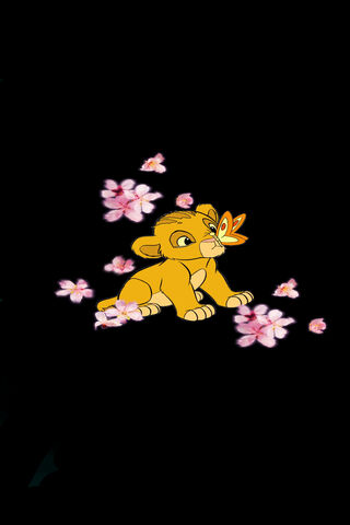 Simba's Floral Adventure 🌸🦁