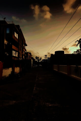 Twilight Serenity on Sunset Lane 🌅