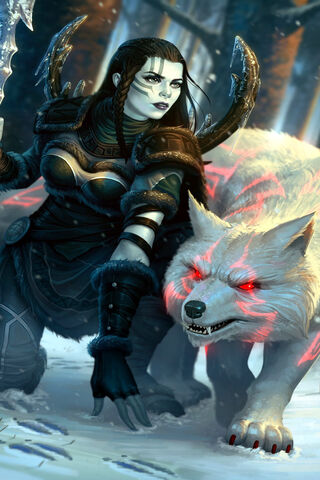 Frostbite Fury: Skadi's Vengeful Call ❄️🐺