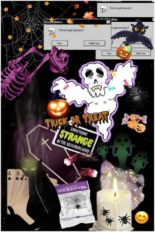Halloween Havoc: A Spooktacular Collage 🎃👻