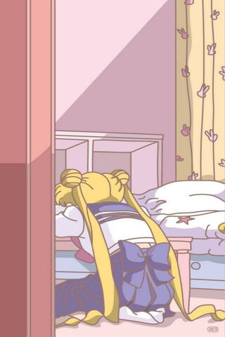 Sailor Moon's Quiet Moment 🌙✨