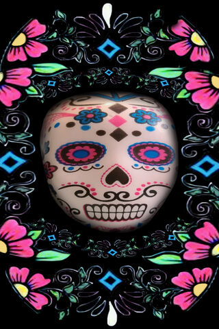 Sweet Elegance: The Sugar Flower Skull