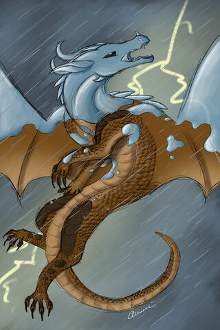 Stormy Skies: The Battle of Elements 🌩️🐉