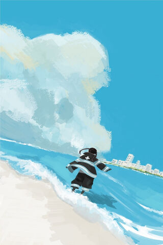 Tamaki's Beach Adventure 🌊🏖️