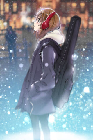 Winter Melodies: Yui Hirasawa's Musical Journey ❄️🎶