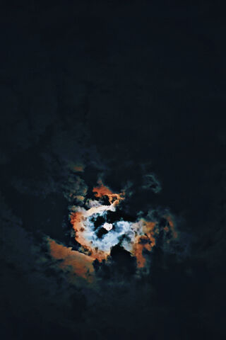 Mystical Glow: The Enigmatic Cloudy Moon 🌙✨