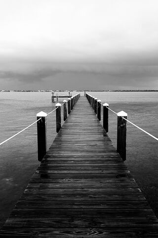 Dock After Storm