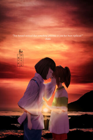 A Moment of Connection: Haku and Chihiro