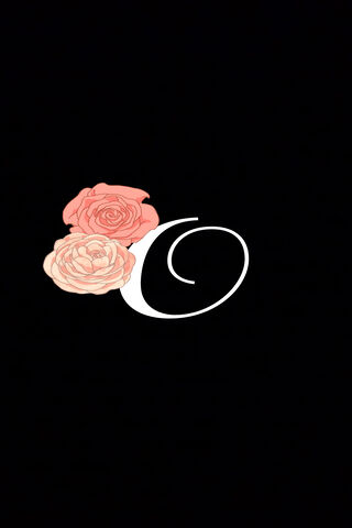 Elegant O: A Floral Embrace 🌸✨