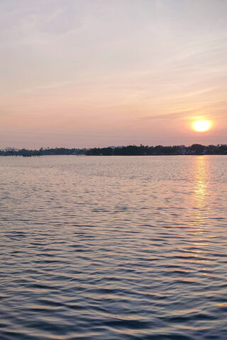 Golden Reflections: A Tranquil Evening