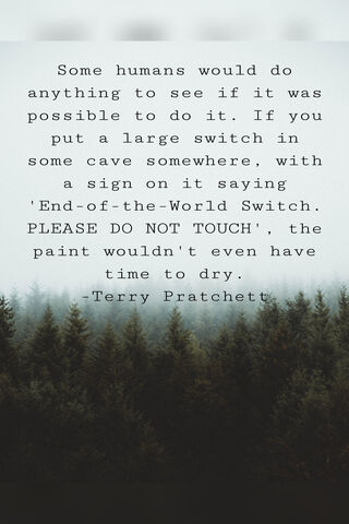 The End-of-the-World Switch: A Pratchett Perspective