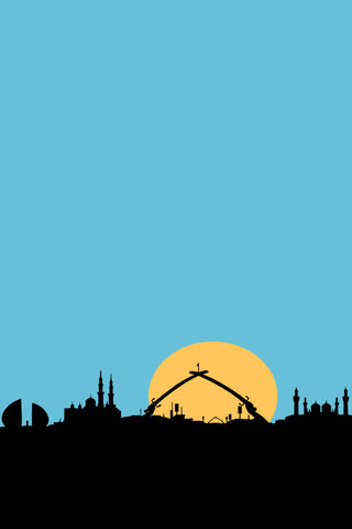 Sunset Serenity Over Baghdad 🌅